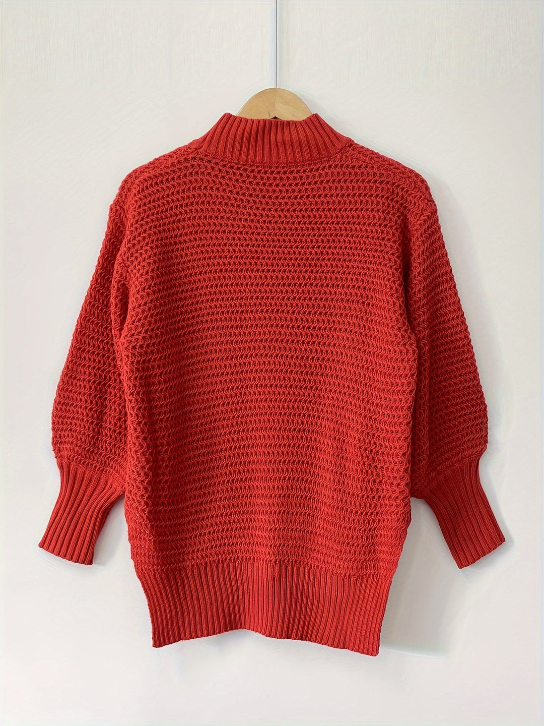 Enriqueta | Sweater texturado de largo asimétrico
