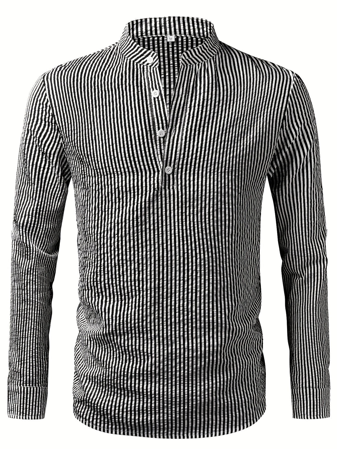 Cariqueo | Camisa henley a rayas