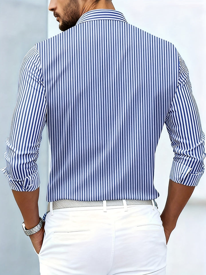 Felipe | Camisa de rayas manga larga