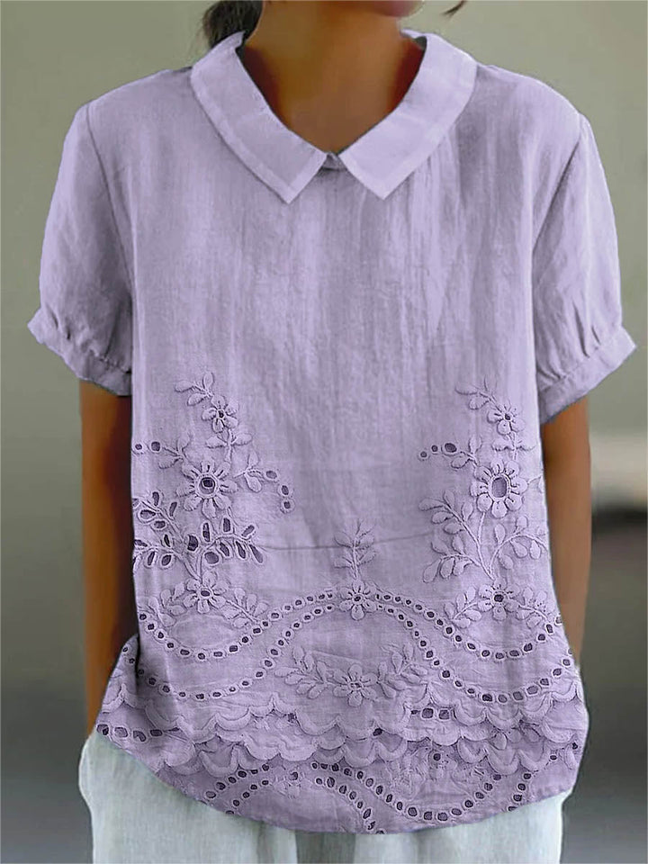 Marcia Andrea | Blusa bordada floral