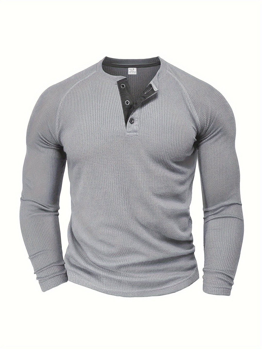 René | Polera henley manga larga