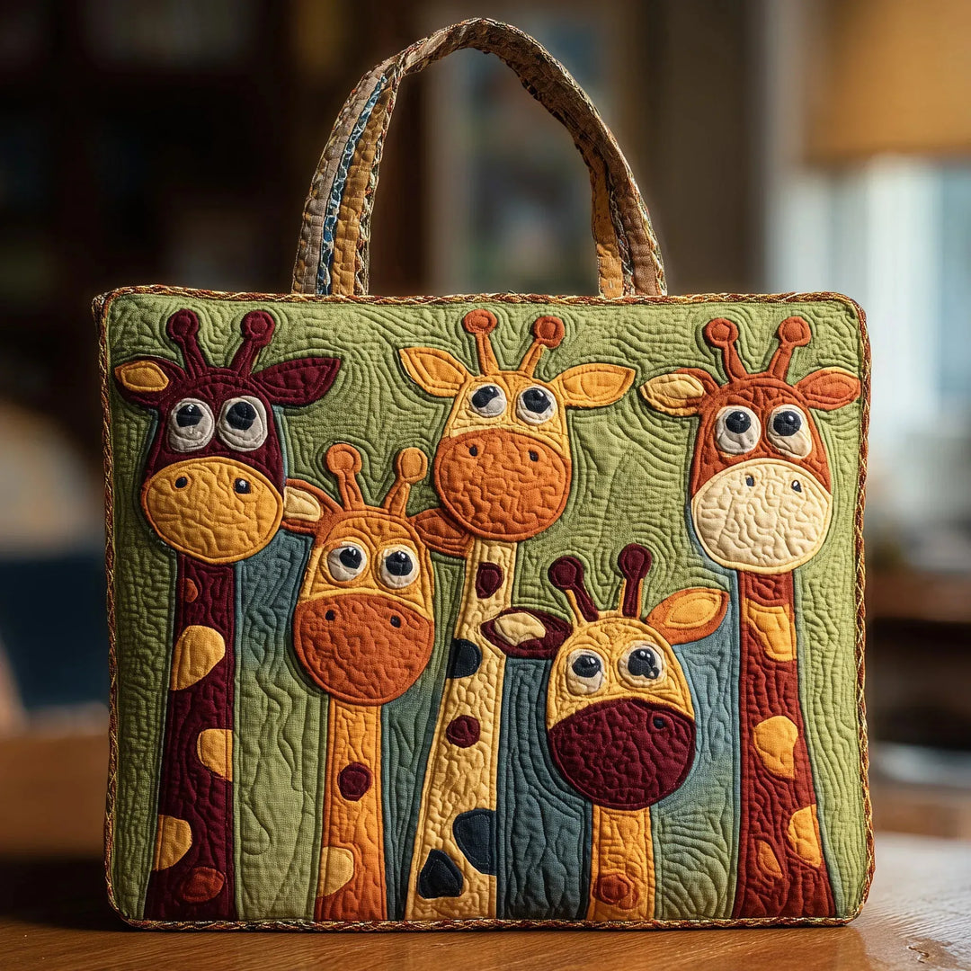 Ayelen Paz | Bolso tote acolchado con jirafas