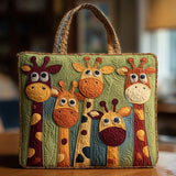 Ayelen Paz | Bolso tote acolchado con jirafas