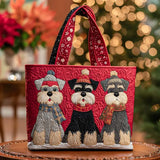 Haydée | Bolso tote acolchado con perritos