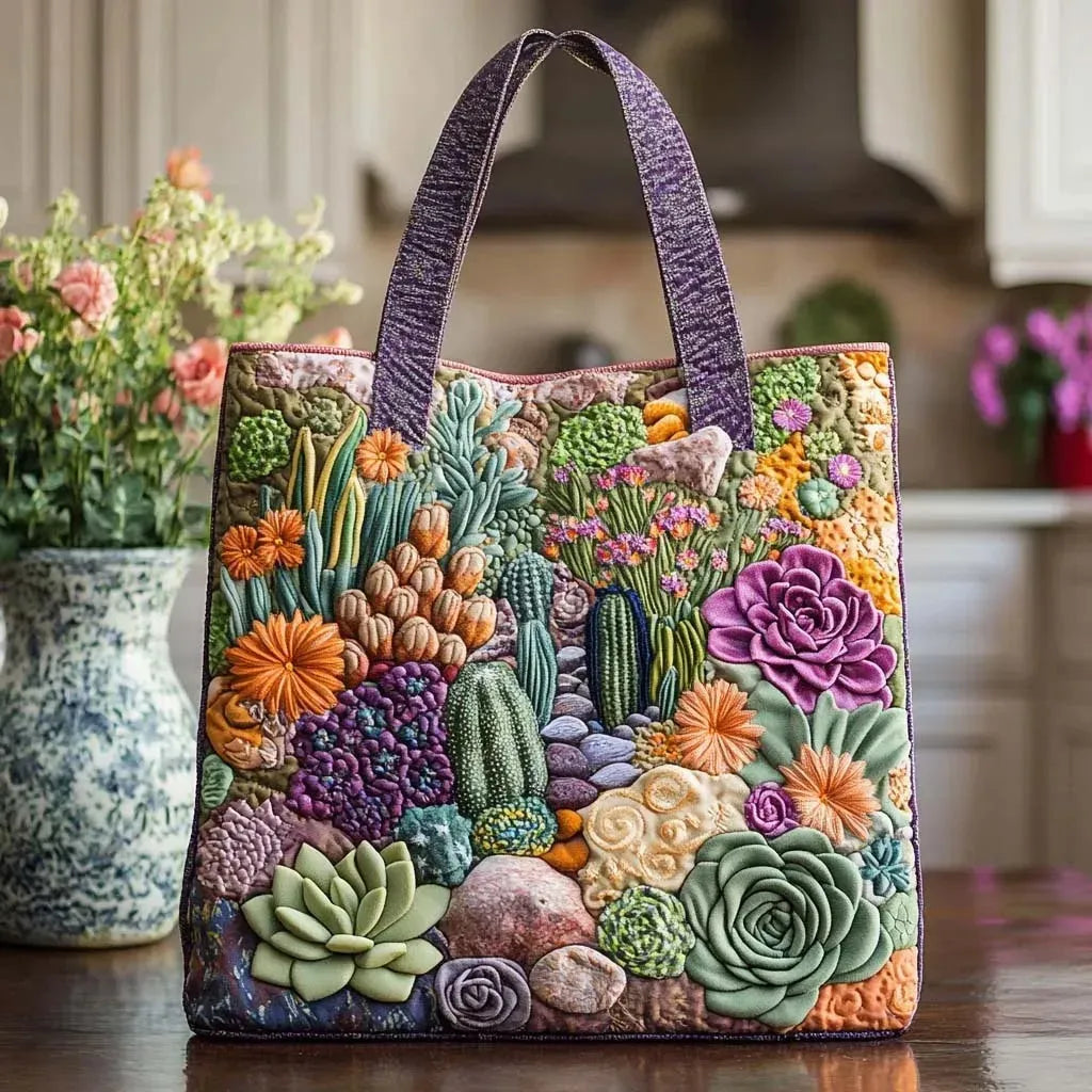 Ignacia | Bolso tote acolchado estampado