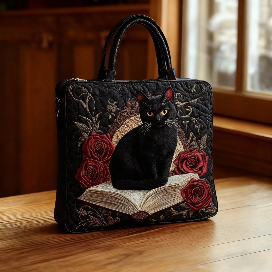 Lore | Bolso acolchado gato negro