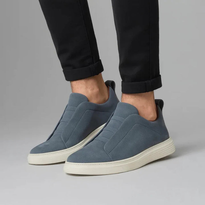 Rodolfo | Zapatillas slip-on de gamuza para hombre