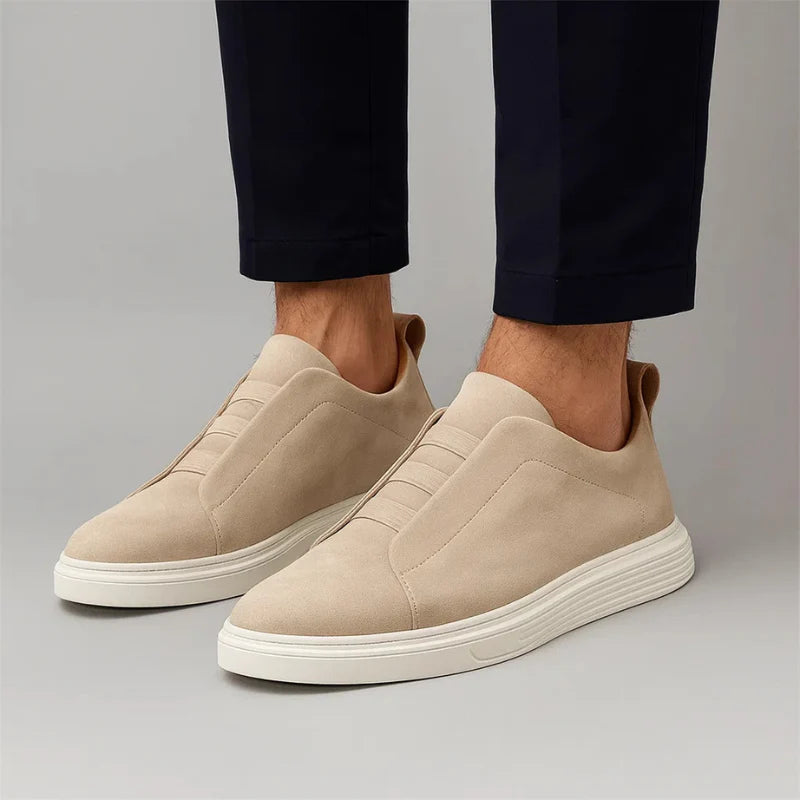 Rodolfo | Zapatillas slip-on de gamuza para hombre