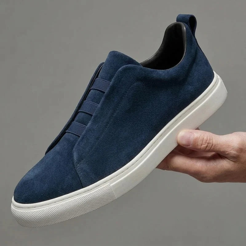 Rodolfo | Zapatillas slip-on de gamuza para hombre