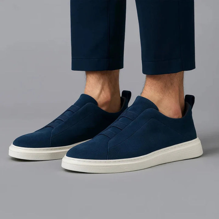 Rodolfo | Zapatillas slip-on de gamuza para hombre