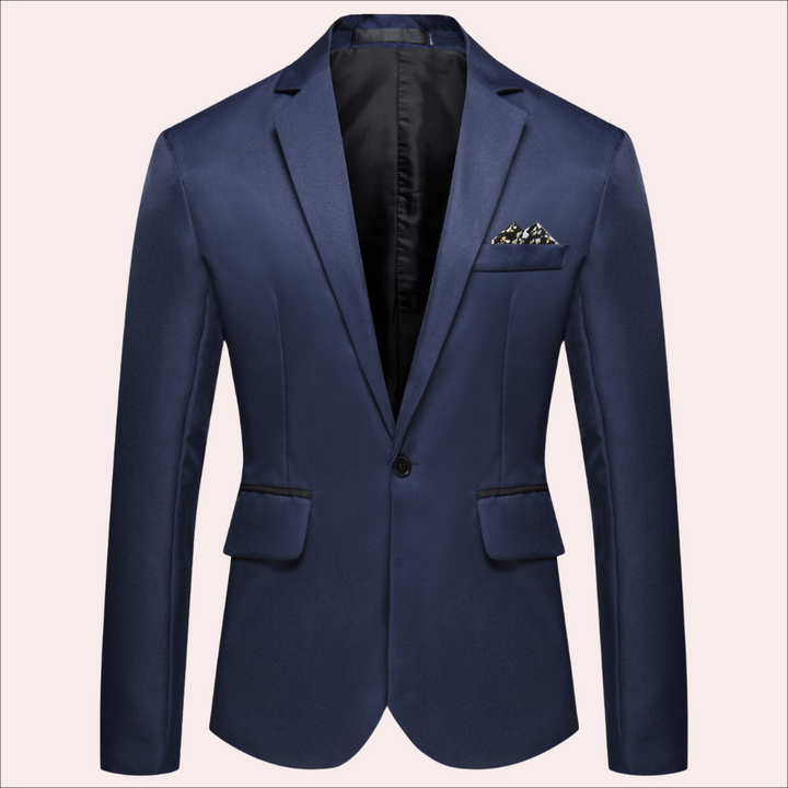 Aurelio | Blazer cruzado simple de corte entallado