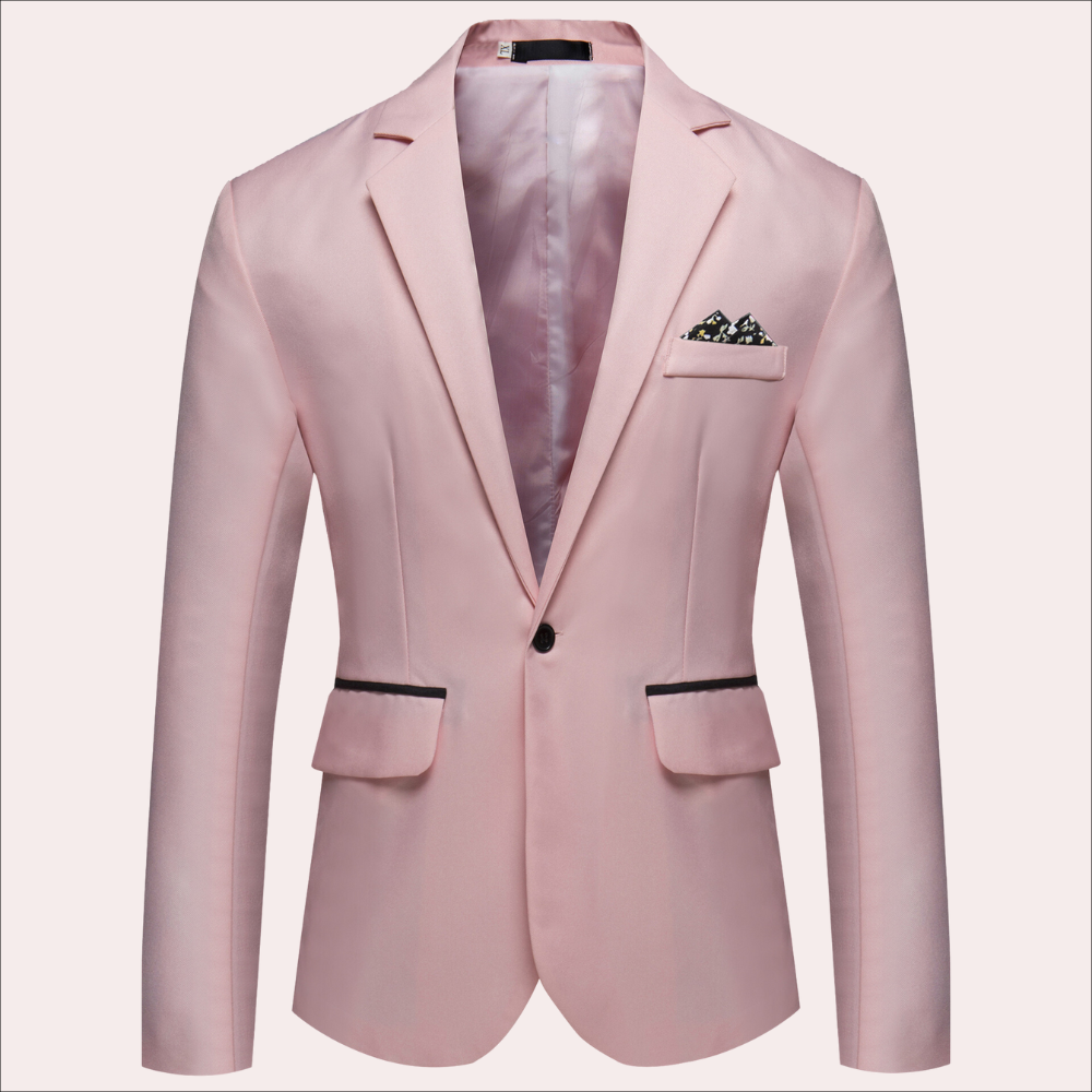 Aurelio | Blazer cruzado simple de corte entallado