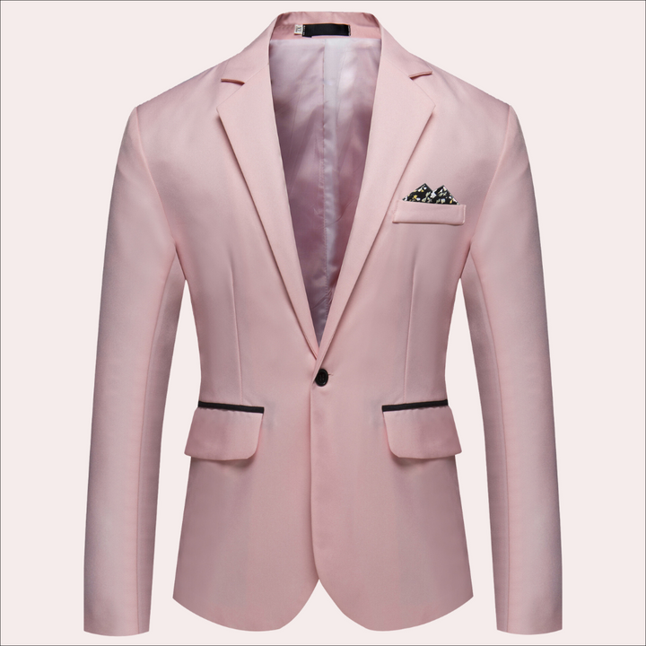 Aurelio | Blazer cruzado simple de corte entallado