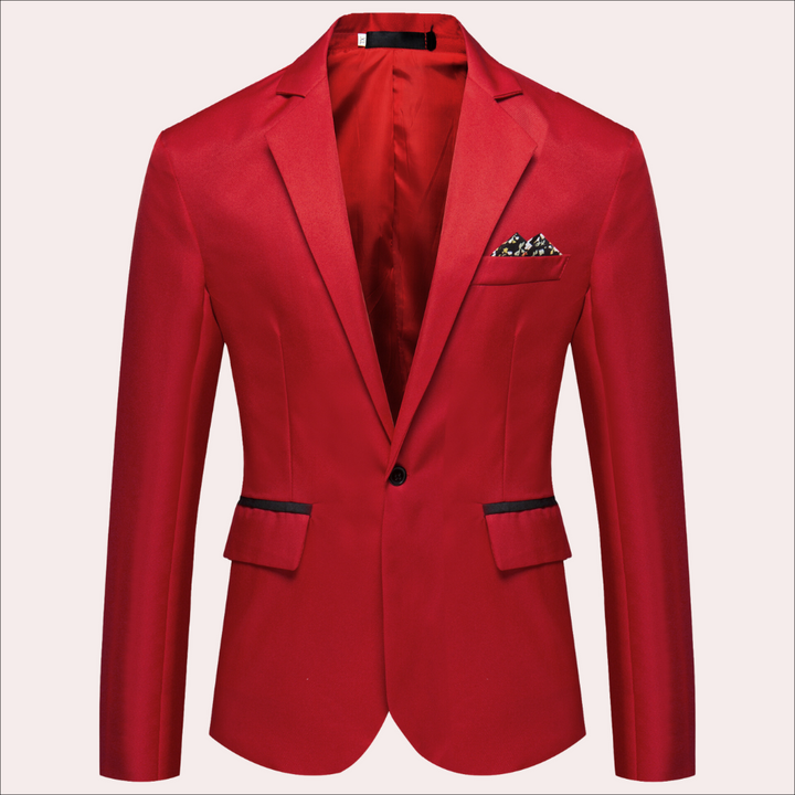 Aurelio | Blazer cruzado simple de corte entallado
