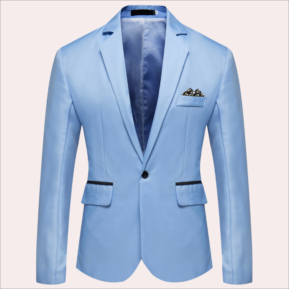 Aurelio | Blazer cruzado simple de corte entallado