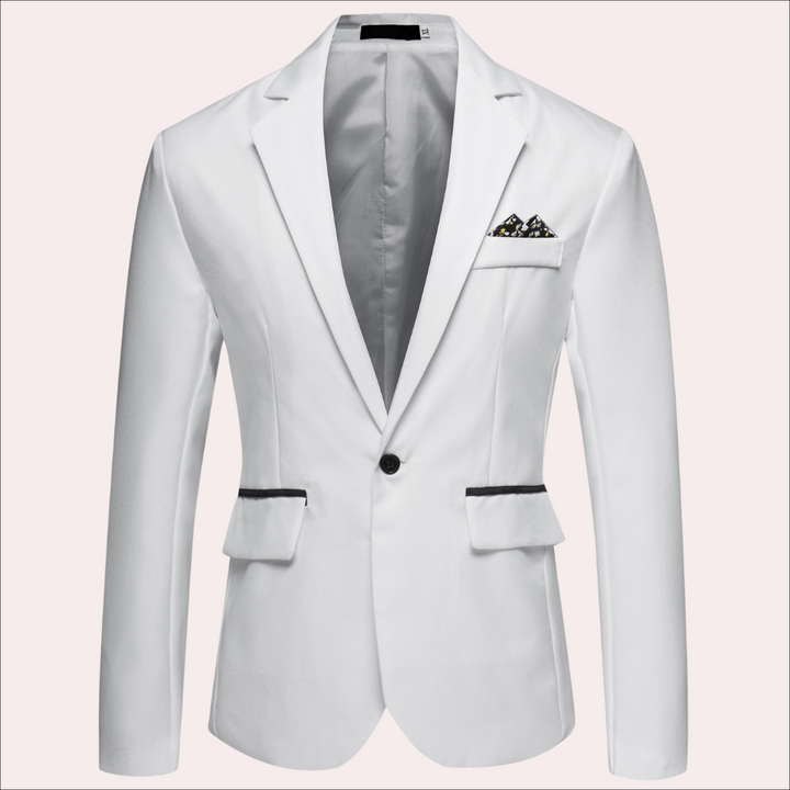 Aurelio | Blazer cruzado simple de corte entallado