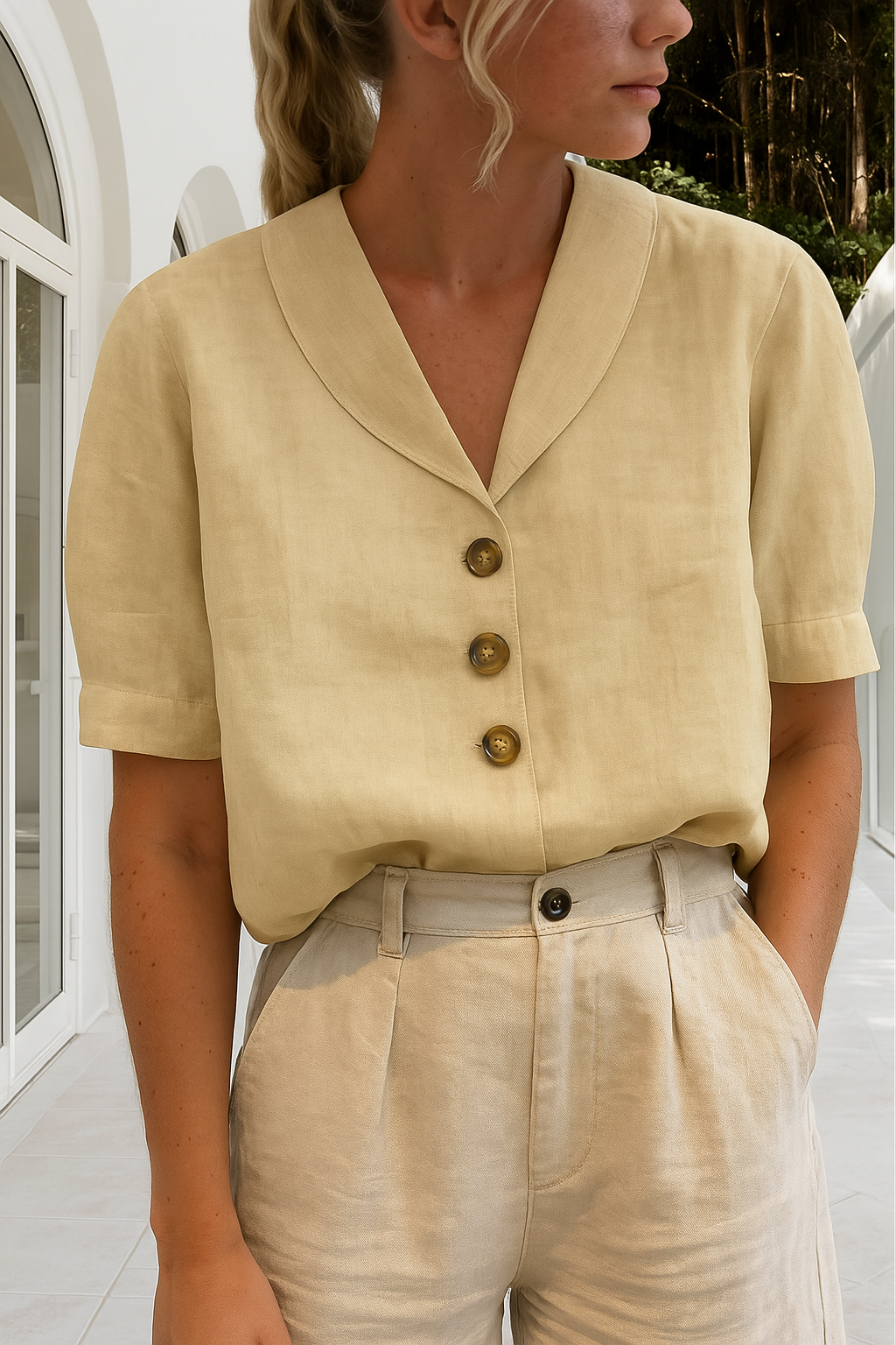 Tamara | Blusa botones al frente