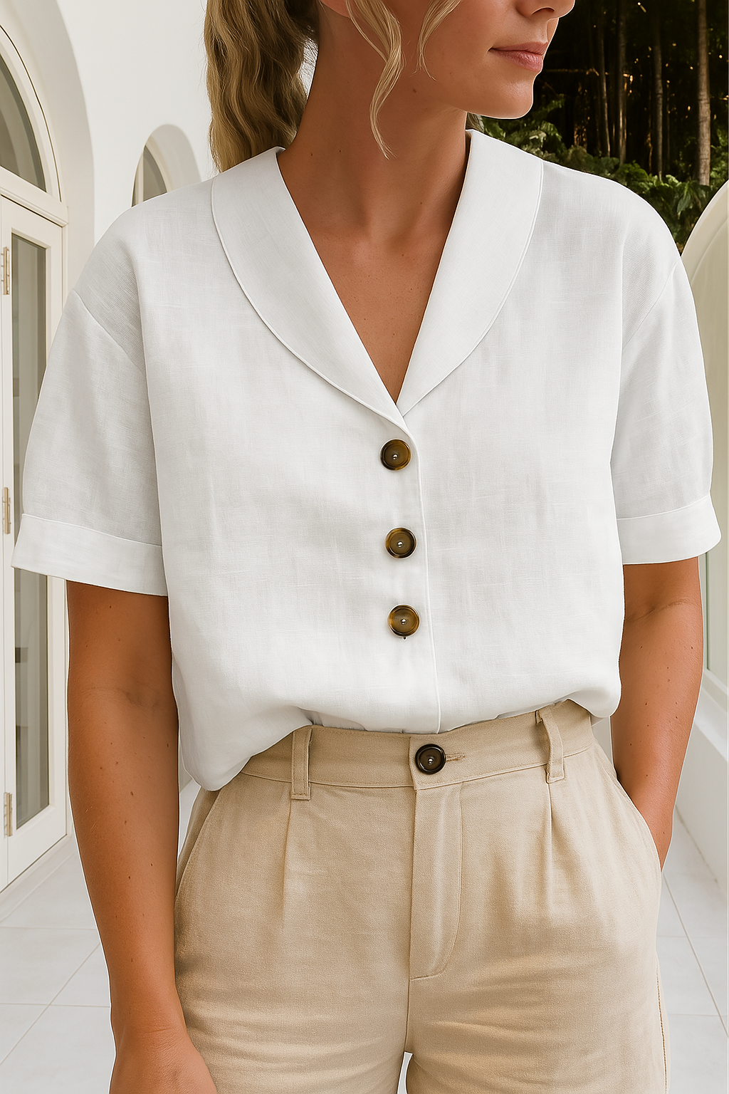 Tamara | Blusa botones al frente