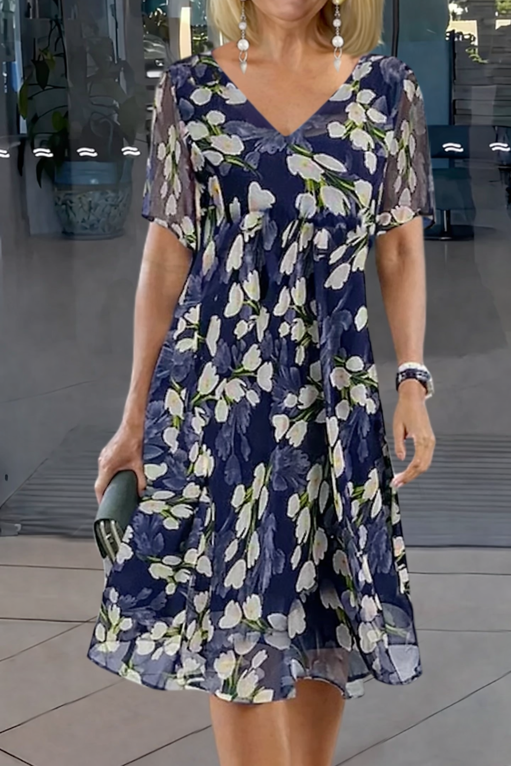Yohana Andrea | Vestido túnica floral