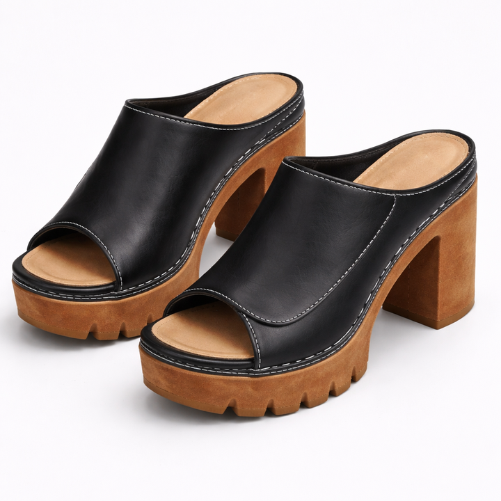 Llanka | Sandalias con plataforma y taco ancho