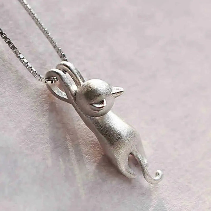 Dana | Collar gato plateado