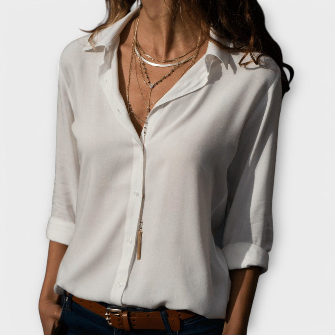 María Fernanda | Blusa clásica con botones