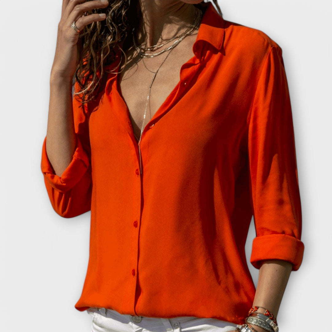 María Fernanda | Blusa clásica con botones