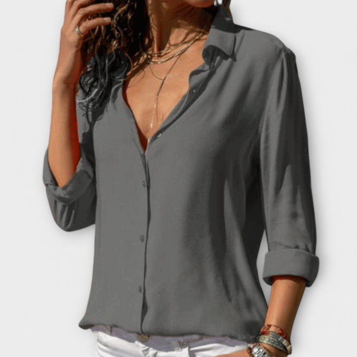 María Fernanda | Blusa clásica con botones