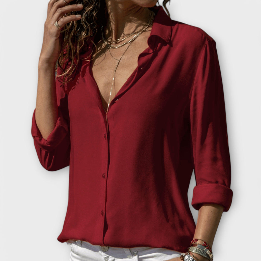 María Fernanda | Blusa clásica con botones