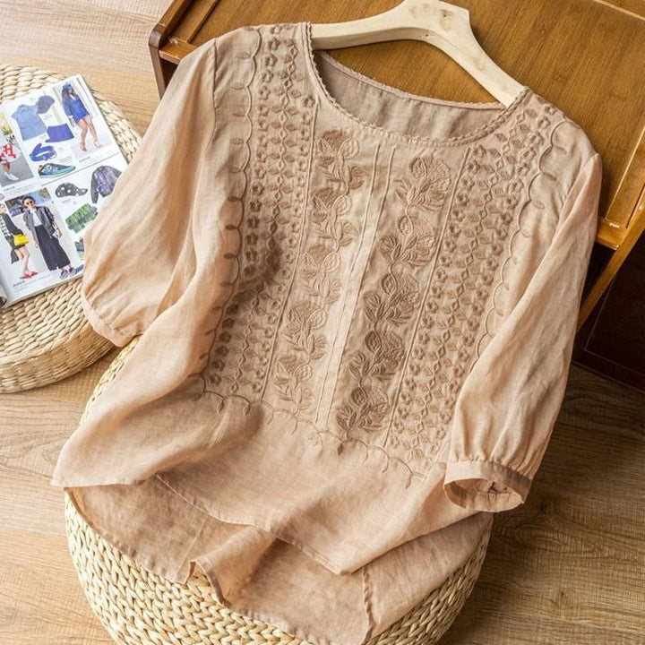 Yunuen | Blusa bordada de verano