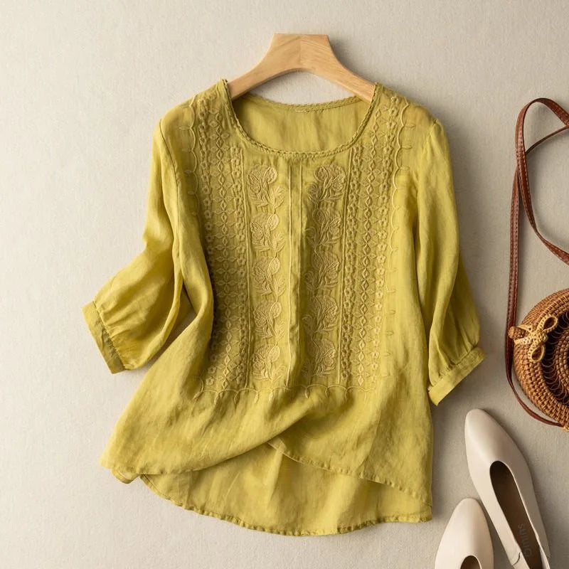 Yunuen | Blusa bordada de verano