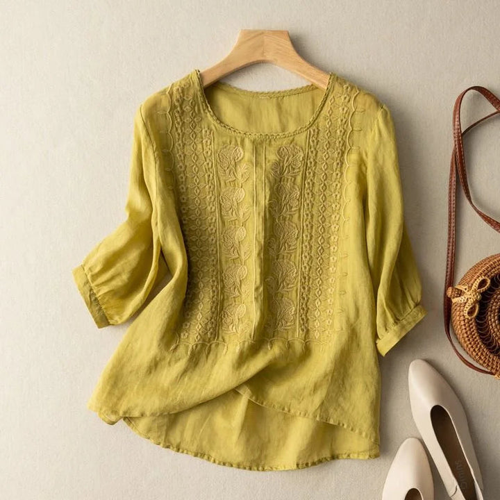Yunuen | Blusa bordada de verano