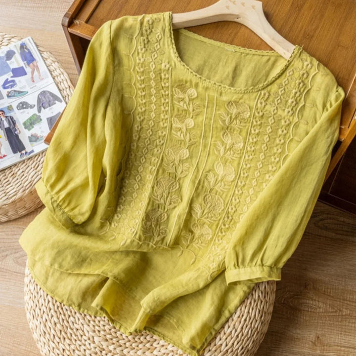 Yunuen | Blusa bordada de verano