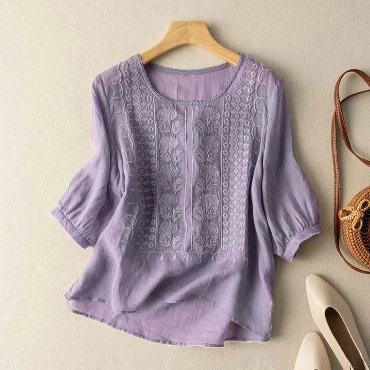 Yunuen | Blusa bordada de verano