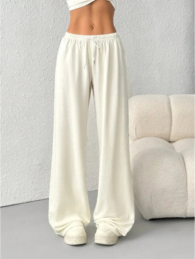 Claudina | Pantalones jogger de pierna ancha