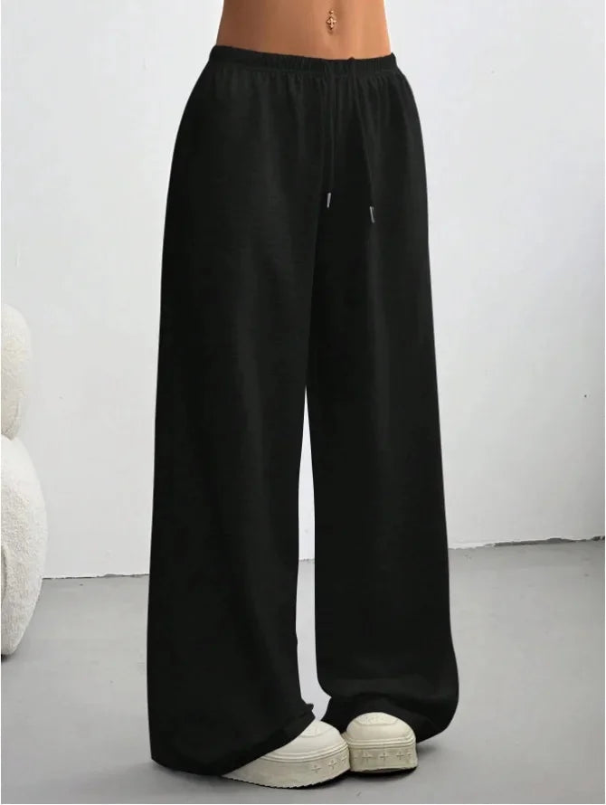 Claudina | Pantalones jogger de pierna ancha