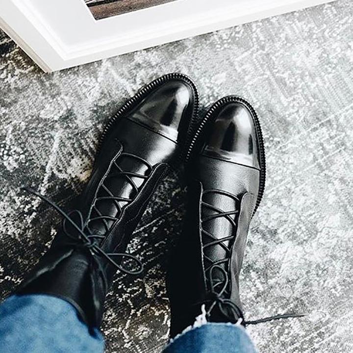 María Elisa | Botines elegantes con cordones