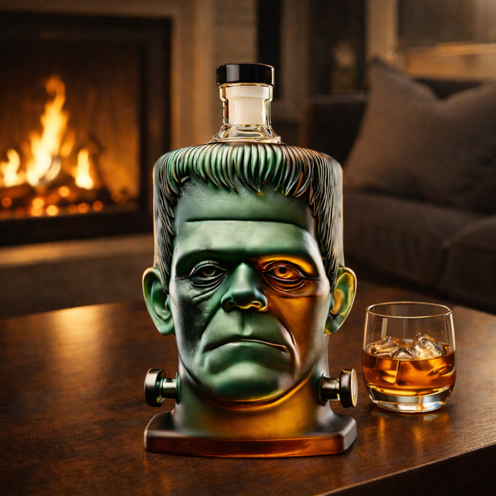 Amado | Botella de whisky diseño frankenstein