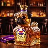 Jhoana | Botella de whisky diseño bulldog francés