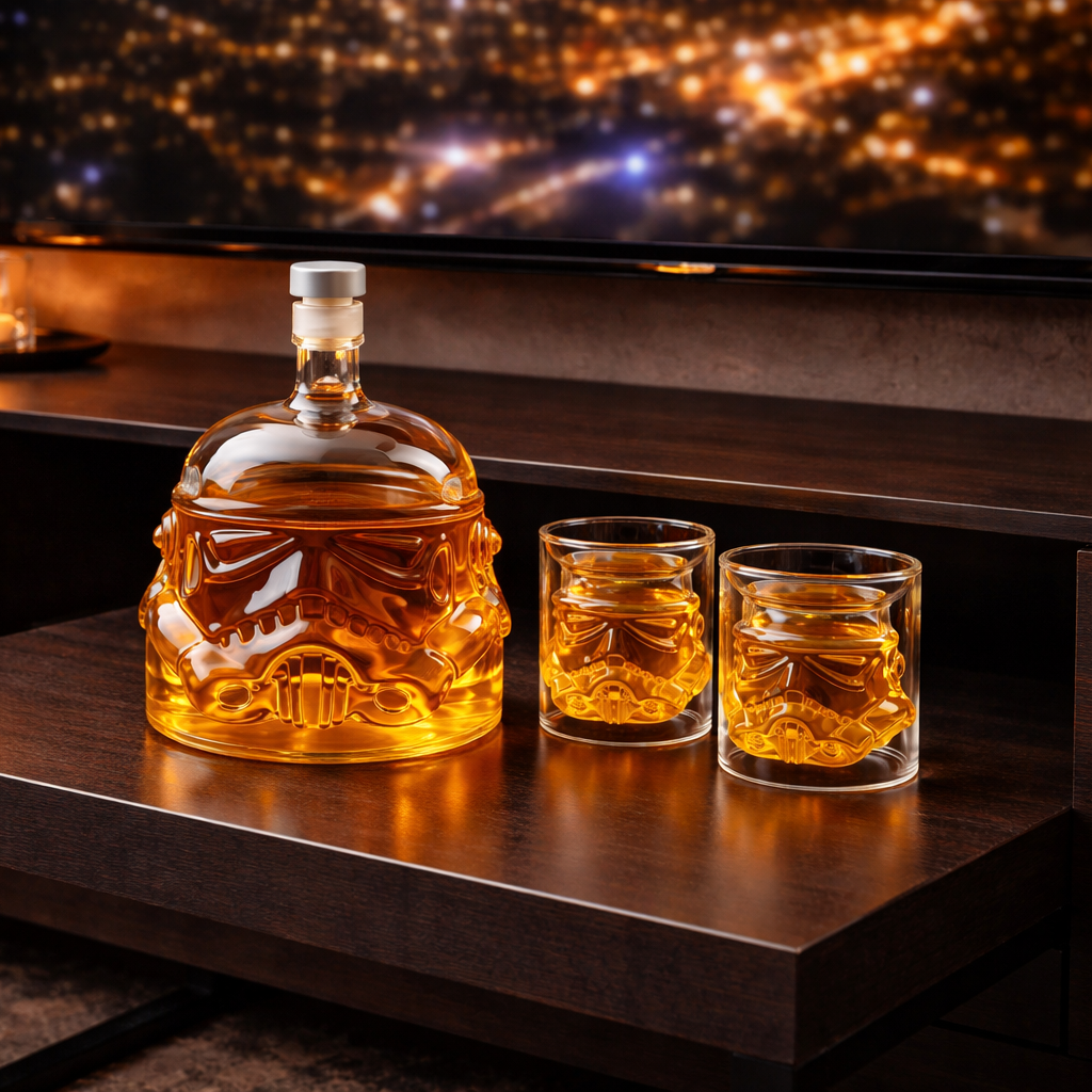 Josué | Set de botella para whisky con vasos