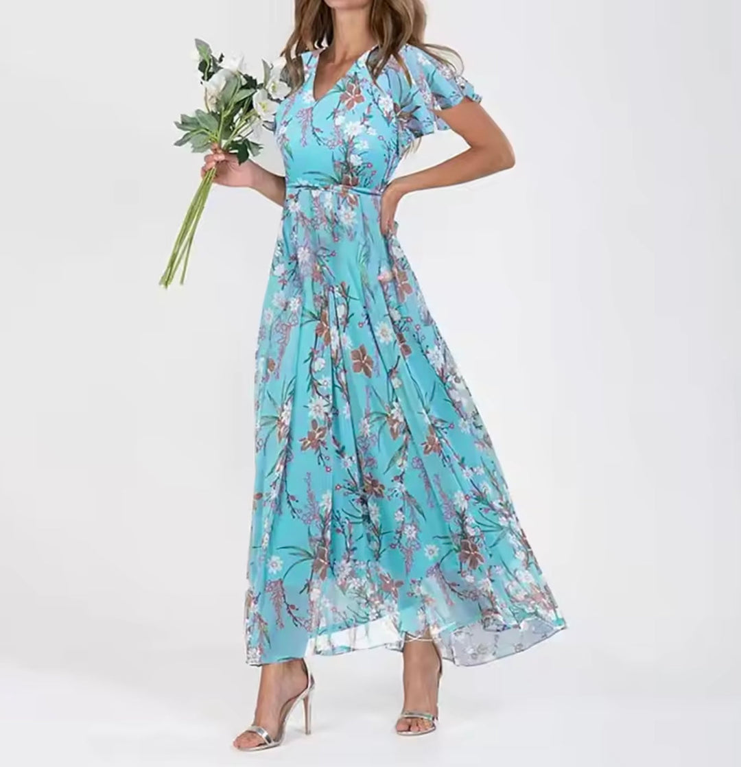 Leticia | Vestido largo floral