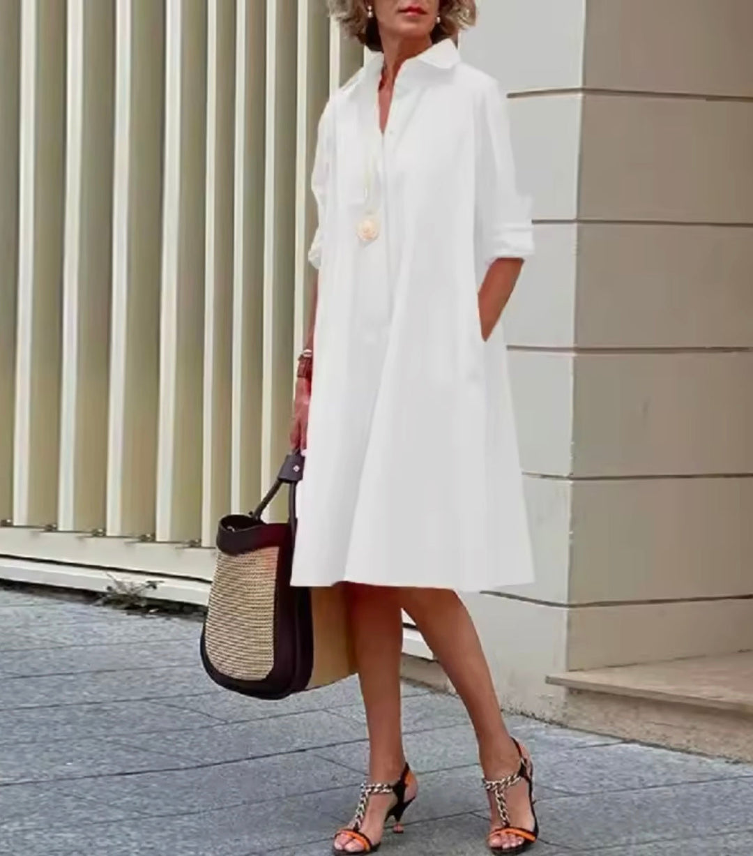 Millaray | Vestido camisero atemporal