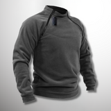 Huenchuleo | Pullover con cuello alto y cierre corto