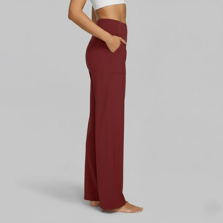 Yasnita | Pantalón de pierna ancha tiro alto