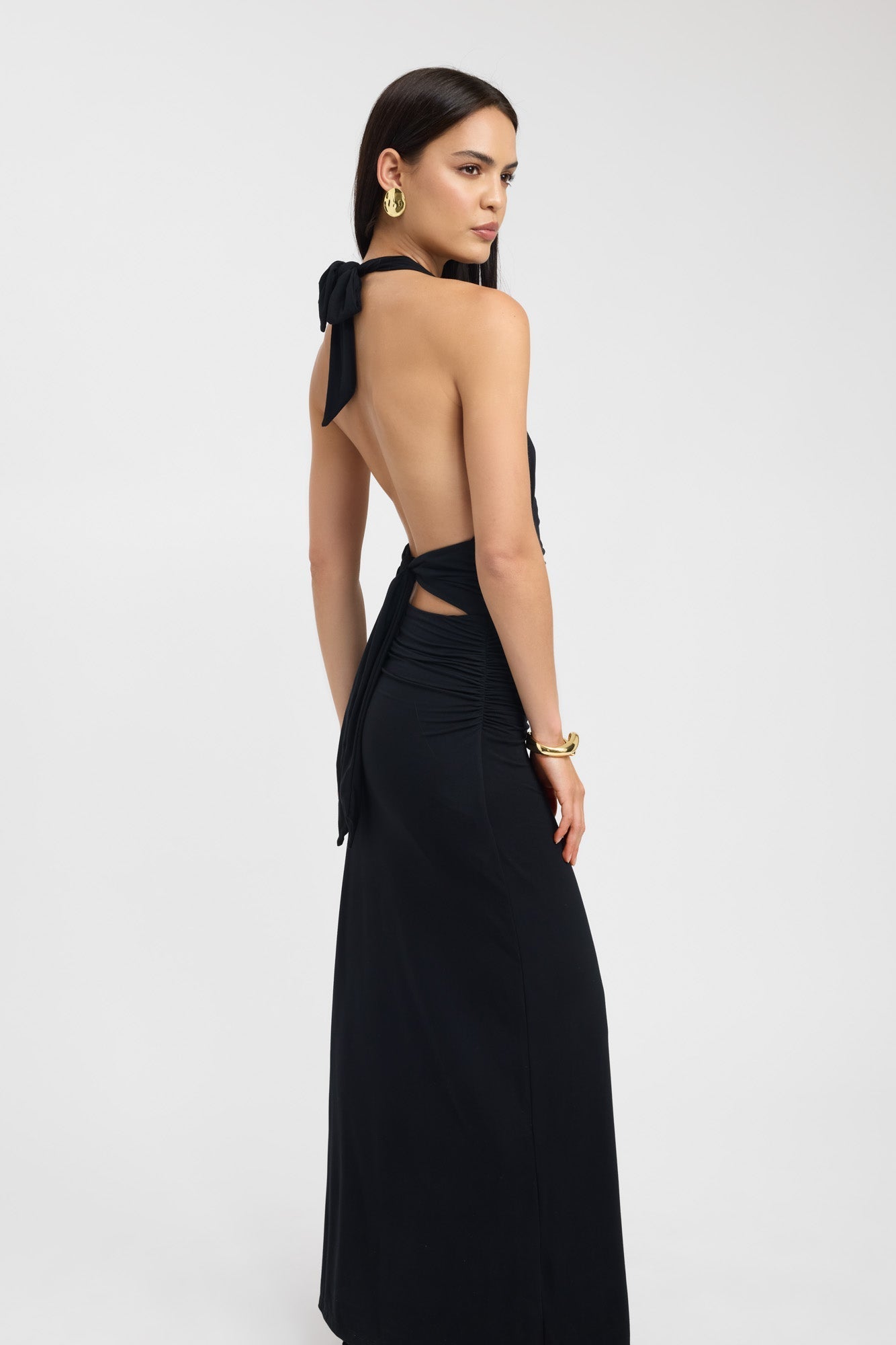 Sariah | Vestido Maxi Halter Elegante