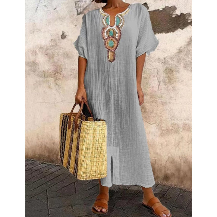 Ana Cristina | Vestido largo holgado bohemio
