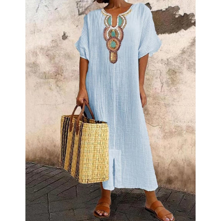 Ana Cristina | Vestido largo holgado bohemio