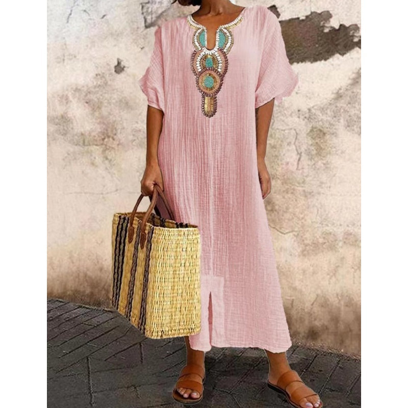 Ana Cristina | Vestido largo holgado bohemio