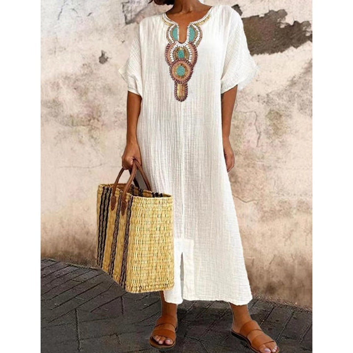 Ana Cristina | Vestido largo holgado bohemio