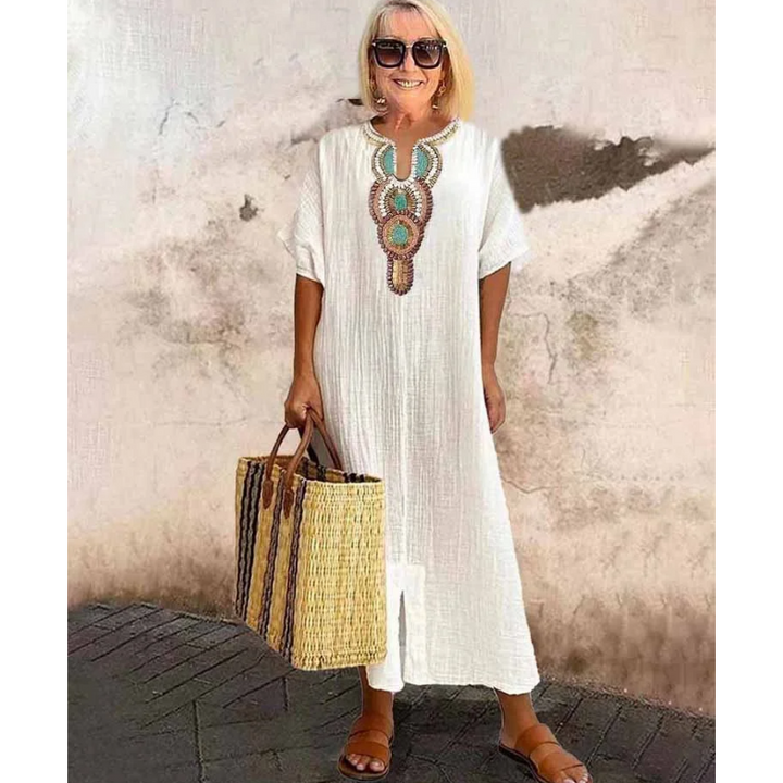 Ana Cristina | Vestido largo holgado bohemio